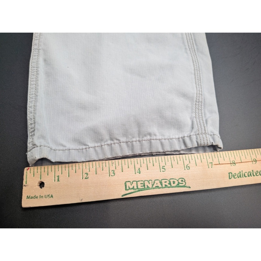 TOMMY HILFIGER Custom Fit Pants Men 36X30 (Tag 36/32) Straight Grey Casual Chino - Picture 4 of 11